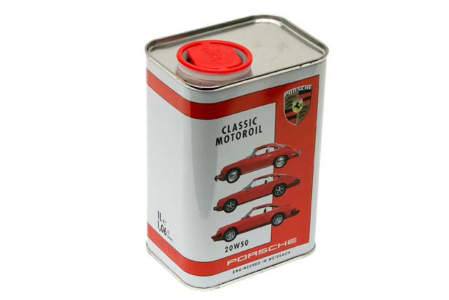 Engine Oil - Porsche Classic - 20W-50 - Genuine Porsche - Pack of 6