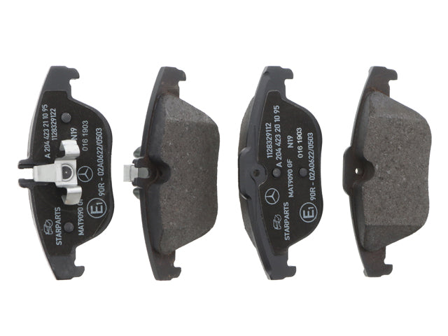 Brake Pad Set - Rear - Genuine Mercedes (0004200205)