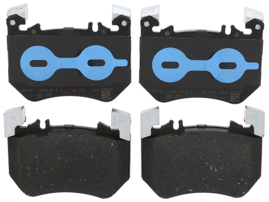Brake Pad Set - Front - Genuine Mercedes (0004200604)