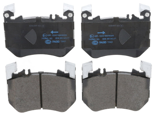 Brake Pad Set - Front - Hella Brake Systems (0004200604)