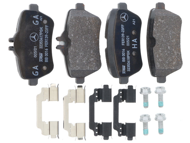 Brake Pad Set - Rear - Genuine Mercedes (0004202805)