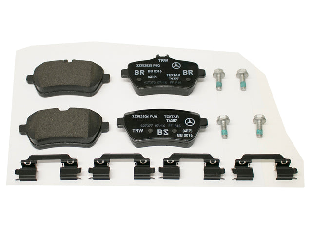 Brake Pad Set - Rear - Genuine Mercedes (000420310564)