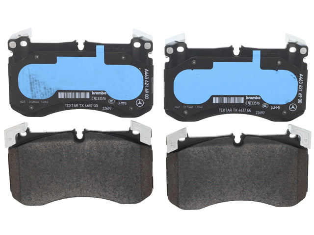 Brake Pad Set - Front - Genuine Mercedes (0004204105)