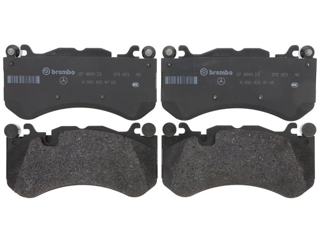 Brake Pad Set - Front - Genuine Mercedes (0004204304)