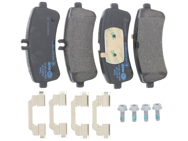 Brake Pad Set - Rear - Hella Brake Systems (0004204504)