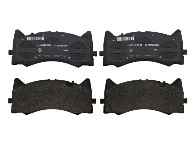 Brake Pad Set - Front - Genuine Mercedes (0004205004)