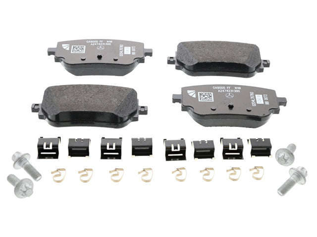 Brake Pad Set - Rear - Genuine Mercedes (0004205903)