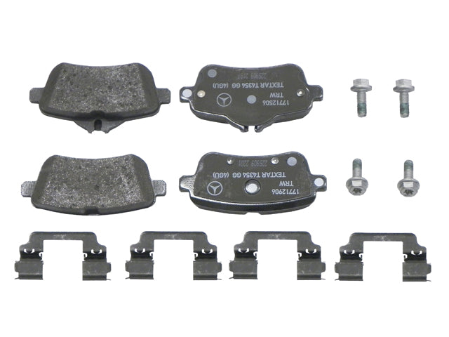 Brake Pad Set - Rear - Genuine Mercedes (000420650464)