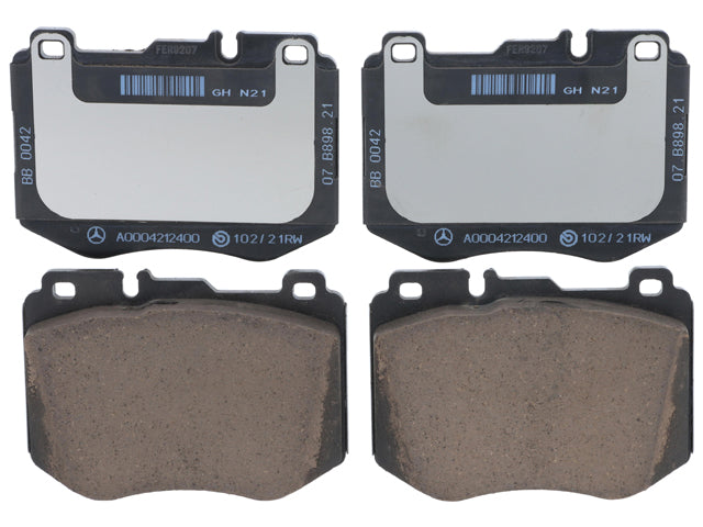 Brake Pad Set - Front - Genuine Mercedes (0004208203)