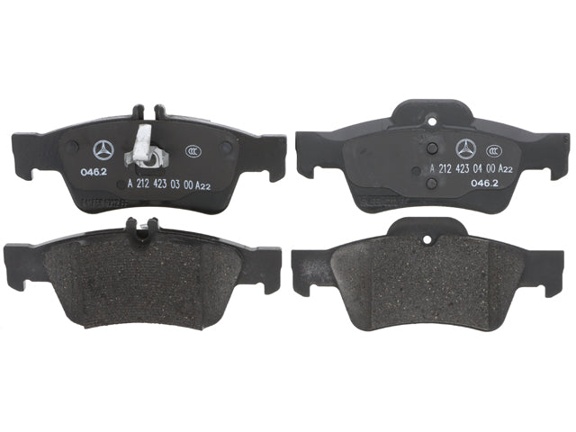 Brake Pad Set - Rear - Genuine Mercedes (0004208904)