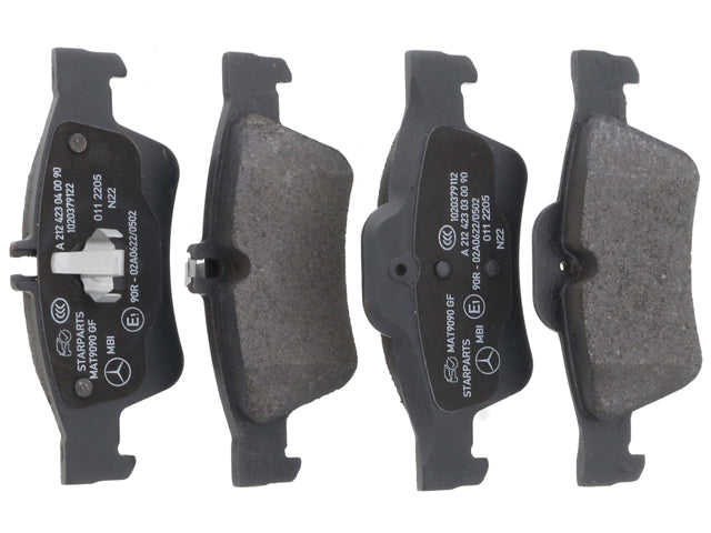 Brake Pad Set - Rear - Genuine Mercedes (0004209804)