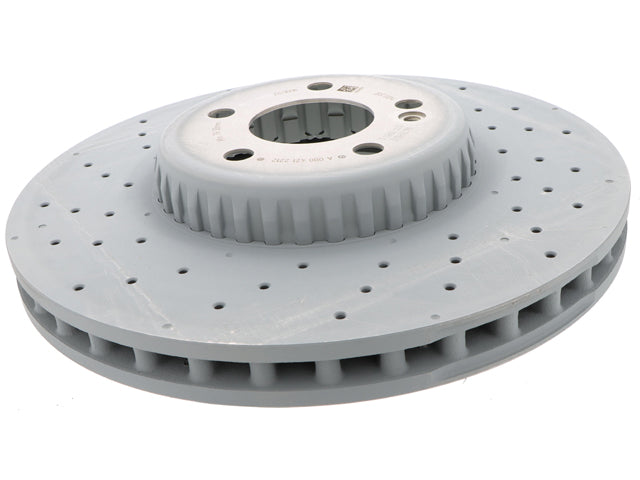 Brake Disc - Vented and Cross Drilled (342 X - Genuine Mercedes (000421221264)