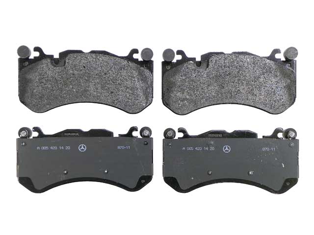 Brake Pad Set - Front - Genuine Mercedes (0074205920)