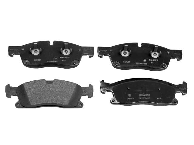 Brake Pad Set - Front - Genuine Mercedes (0074208120)
