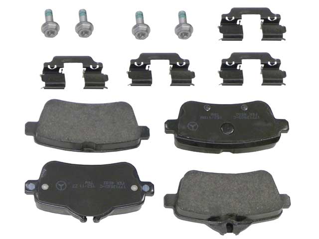 Brake Pad Set - Rear - Genuine Mercedes (0074208320)