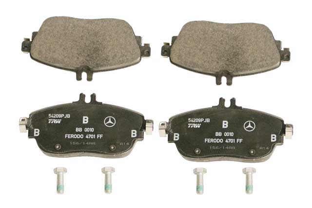 Brake Pad Set - Front - Genuine Mercedes (0084200320)