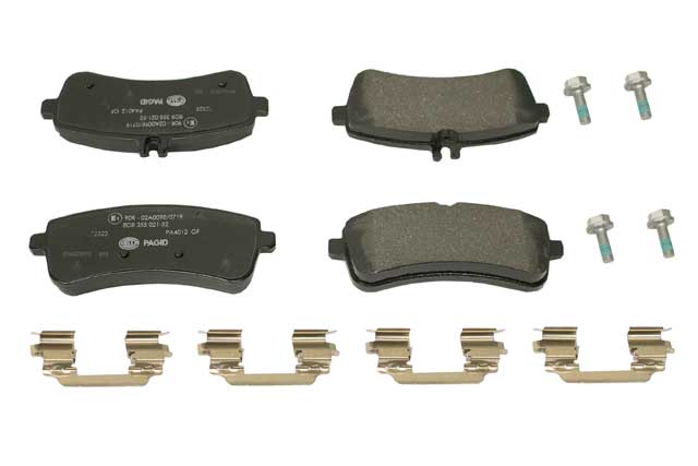 Brake Pad Set - Rear - Hella Brake Systems (0084201120)