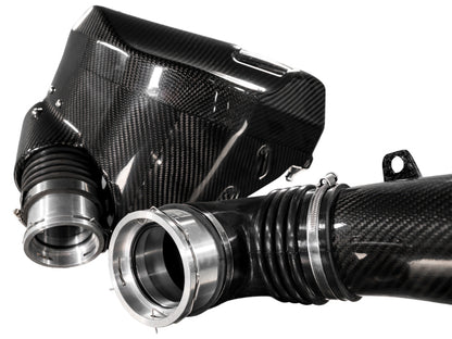 awe tuning bmw 2021+ g8x m3/m4 s-flo carbon intake bmw m3 m4 g80 g82 g8x iconic garage