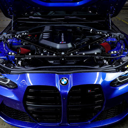 mishimoto 2021+ bmw g8x m3/m4 s58b30 open airbox performance intake bmw m3 m4 g80 g82 g8x iconic garage