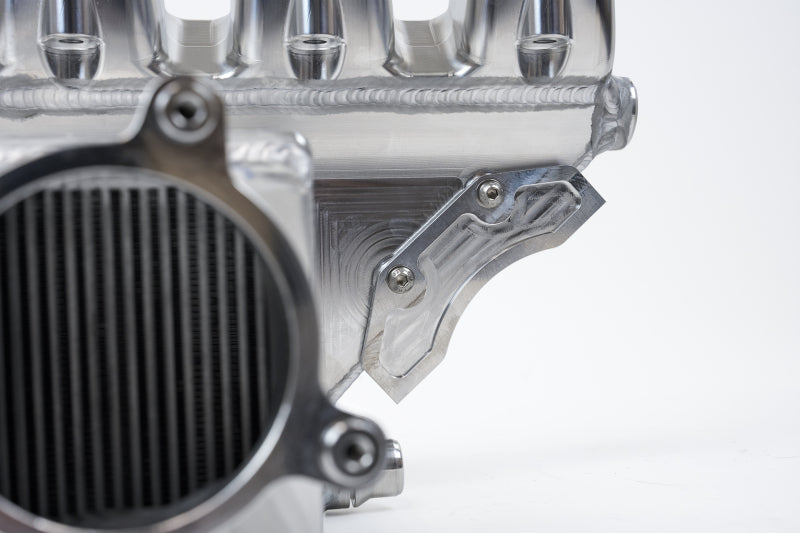 csf bmw m2/m3/m4 s58 comp & non-comp (g8x) charge-air cooler manifold - raw billet bmw m3 m4 g80 g82 g8x iconic garage