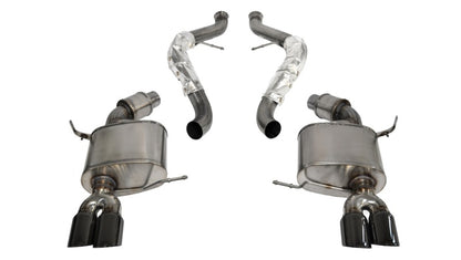 corsa bmw m3 convertible e93 black sport cat-back exhaust bmw m3 e92 e9x iconic garage