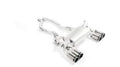 2018 BMW M2 Competition F87N Coupe Axle Back Exhaust (w/Integrated Valves / Tail Pipes Req) - F87 M2