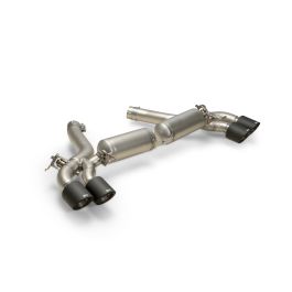 2018 BMW M5 F90 Sedan 4.4L V8 (S63B44B w/GPF) Axle Back Exhaust w/Carbon Tail Pipe Set - F90 M5