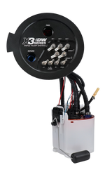 deatschwerks a90/91 toyota supra/g8x bmw m3/m4 fuel pump module w/triple dw420s bmw m3 m4 g80 g82 g8x iconic garage