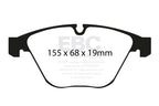 ebc racing bmw m3 4.0l (e90) rp-x front brake pads bmw m3 e92 e9x iconic garage
