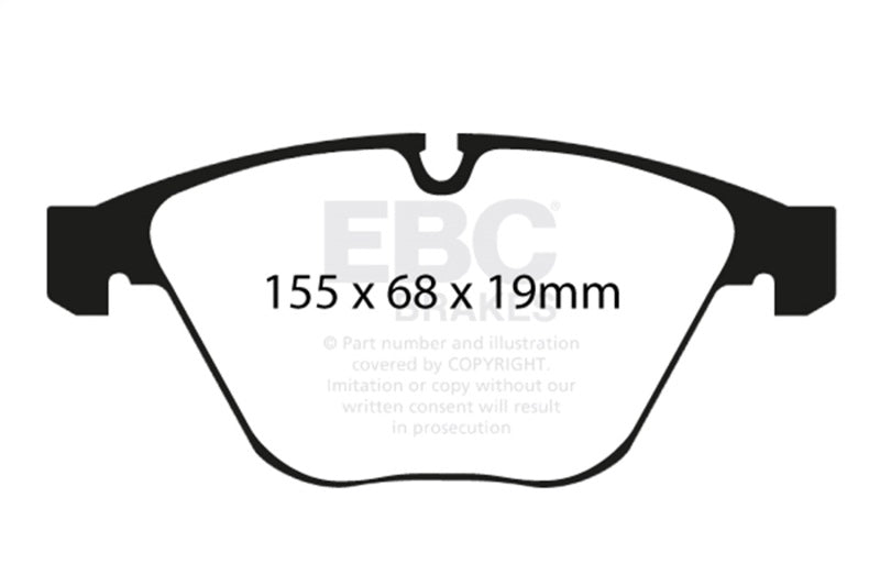ebc racing bmw m3 4.0l (e90) rp-x front brake pads bmw m3 e92 e9x iconic garage
