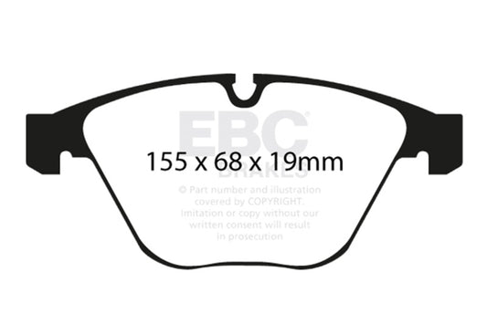 ebc racing bmw m3 4.0l (e90) rp-x front brake pads bmw m3 e92 e9x iconic garage