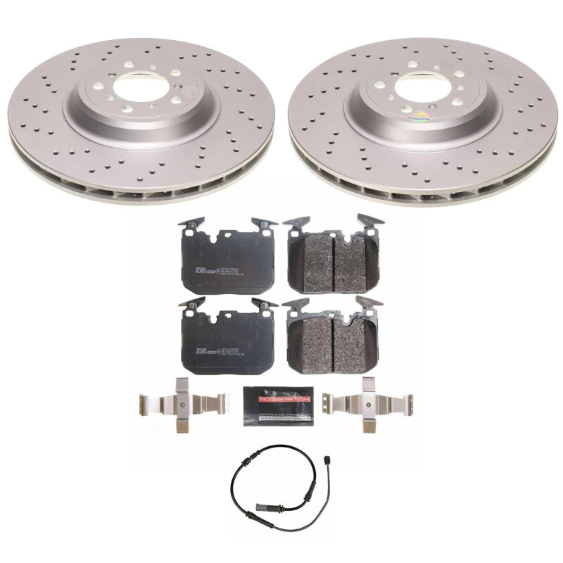 power stop bmw m3 front eurostop brake kit f8x bmw m3 m4 f80 f82 f8x iconic garage
