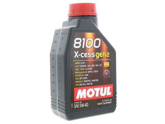 Engine Oil by Motul 8100 X-Cess Gen2 - fits 2008–2013 BMW E82/E88 1 Series