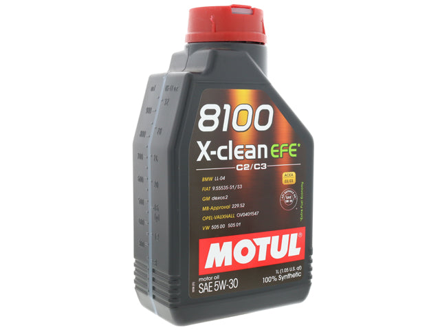 Engine Oil - MOTUL 8100 X-clean EFE - 5W-30 - Motul 8100 X-Clean - Pack of 6