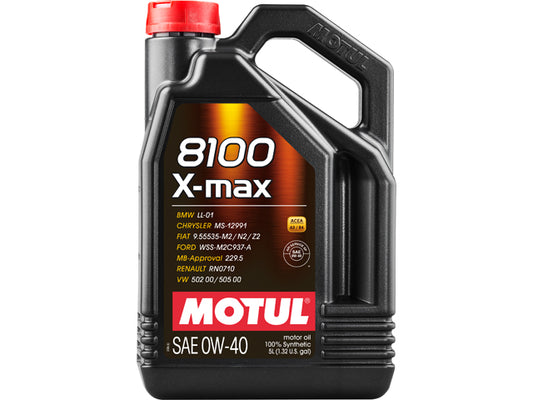 Engine Oil by Motul 8100 X-Max - fits 2008–2013 BMW E82/E88 1 Series