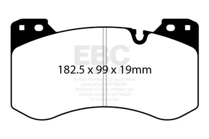 ebc 2021+ bmw m3/m4 3.0tt (g80/g82/g83) yellowstuff front brake pads bmw m3 m4 g80 g82 g8x iconic garage