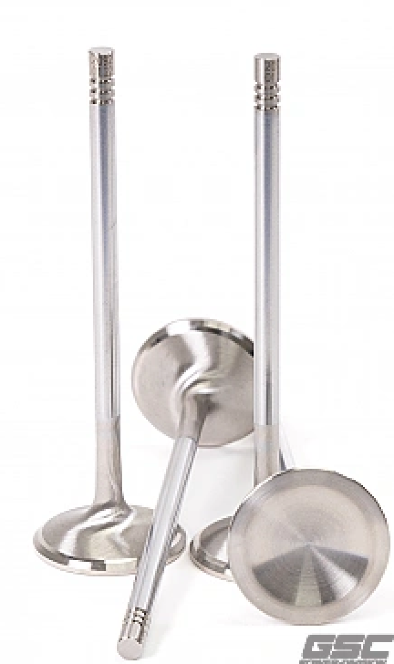 gsc p-d toyota supra/bmw z4 b58 / bmw m3/m4 s58 chrome polished 28.5mm head exhaust valve - single g8x bmw m3 m4 g80 g82 g8x iconic garage