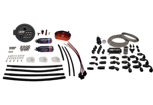 deatschwerks a90/91 supra/g8x bmw m3/m4 fuel pump module w/ dual dw420 pumps and ptfe return bmw m3 m4 g80 g82 g8x iconic garage