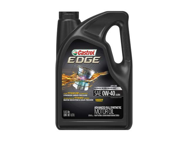 Engine Oil - Castrol Edge A3/B4 - 0W-40 Synthetic (5 - Castrol Edge (15B5FC)