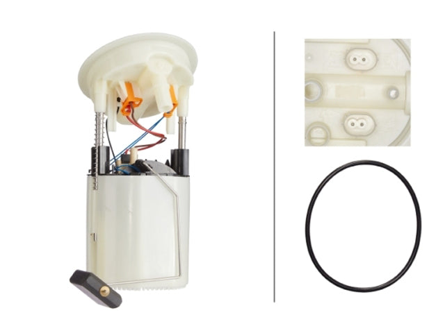 Fuel Pump - Right by Hella - fits 2006–2013 BMW E90/E91/E92/E93 3 Series