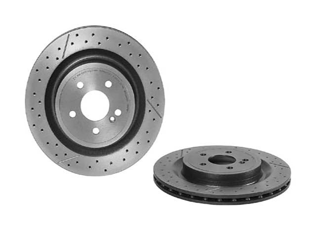 Brake Disc - Vented / Slotted and Cross-Drilled (330 X 22 - Brembo (1724230112)