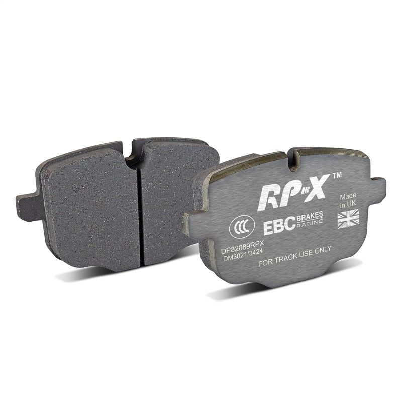ebc racing 2021+ bmw m3/m4 (g80/g82/g83) / 2023+ bmw m2 (g97) rp-x rear brake pads bmw m3 m4 g80 g82 g8x iconic garage