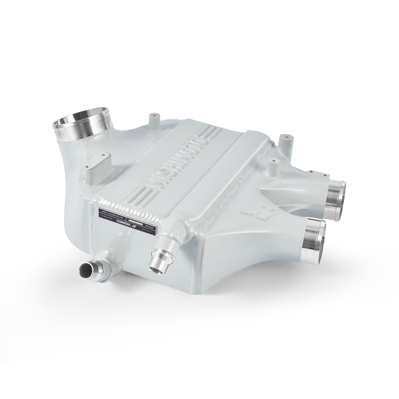 mishimoto bmw f8x m3/m4 performance air-to-water intercooler power pack - mineral white bmw m3 m4 f80 f82 f8x iconic garage
