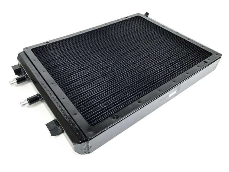 csf 2014+ bmw m3/m4 (f8x) front mount heat exchanger w/rock guard - black bmw m3 m4 f80 f82 f8x iconic garage