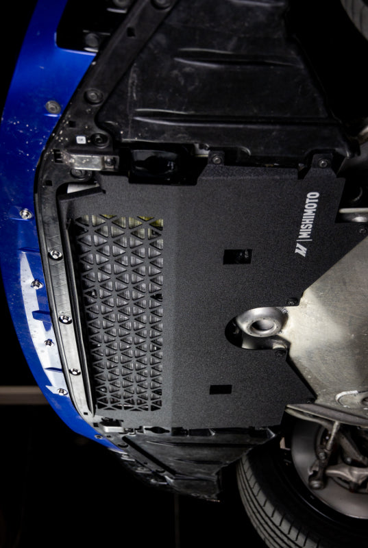 mishimoto 2021+ bmw g80/g82/g87 m2/m3/m4 skid plate engine - wrinkle black bmw m3 m4 g80 g82 g8x iconic garage