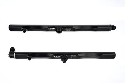 E9x S65 Billet Fuel Rail System - Stock Fuel System + Radium Fuel Gauge - NRW Design BMW performance part - Iconic Garage