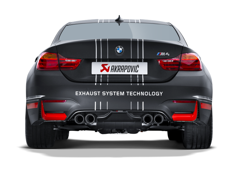 akrapovic bmw m4 (f82 f83) rear carbon fiber diffuser - matte bmw m3 m4 f80 f82 f8x iconic garage