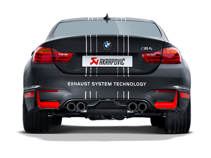 akrapovic bmw m4 (f82 f83) rear carbon fiber diffuser - matte bmw m3 m4 f80 f82 f8x iconic garage