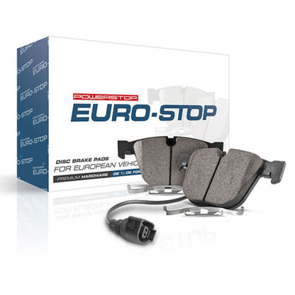 power stop bmw m4 euro-stop ece-r90 rear brake pads f8x bmw m3 m4 f80 f82 f8x iconic garage