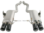 afe machforce xp exhaust cat-back 2.5in dia carbon fiber tips ss-304 bmw m3 (e90) v8 4.0l bmw m3 e92 e9x iconic garage